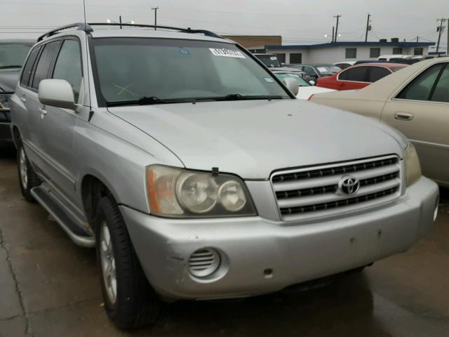 JTEGF21A720046195 - 2002 TOYOTA HIGHLANDER SILVER photo 1