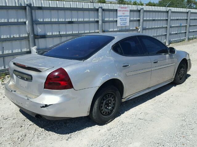 2G2WP582561303236 - 2006 PONTIAC GRAND PRIX Gümüş foto 4
