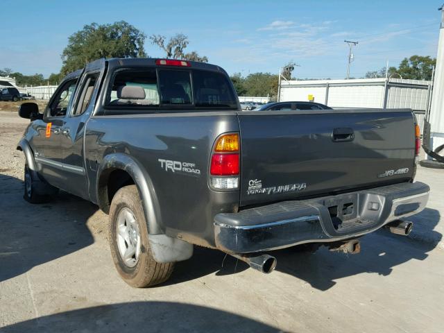 5TBBT441X3S347128 - 2003 TOYOTA TUNDRA ACC CHARCOAL photo 3