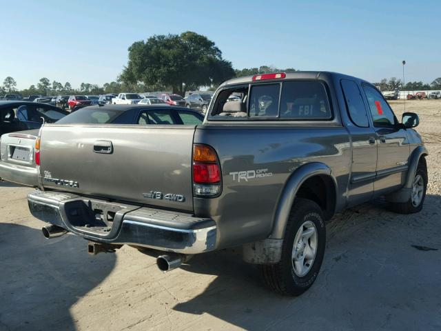 5TBBT441X3S347128 - 2003 TOYOTA TUNDRA ACC CHARCOAL photo 4