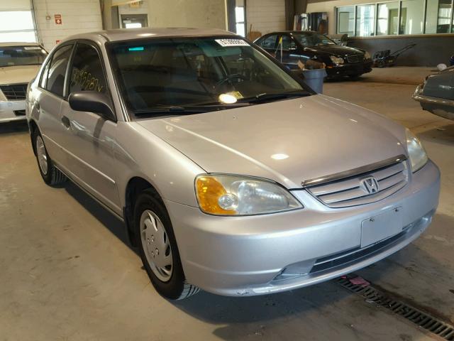 2HGES15501H545124 - 2001 HONDA CIVIC LX SILVER photo 1