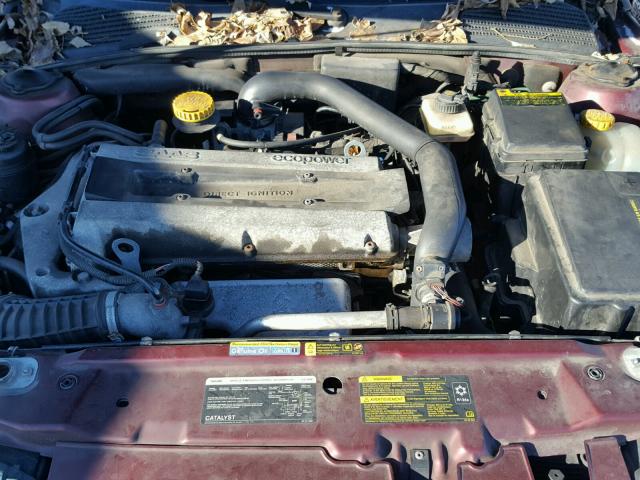 YS3ED59A543001306 - 2004 SAAB 9-5 ARC MAROON photo 7