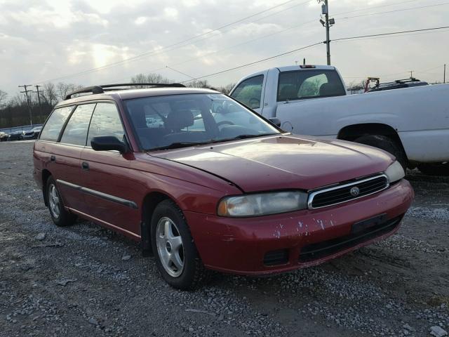 4S3BK4359T6937805 - 1996 SUBARU LEGACY WAG RED photo 1