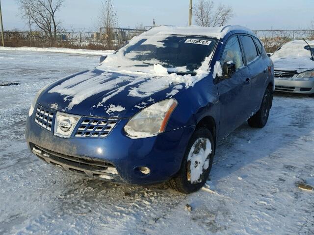 JN8AS58V28W146084 - 2008 NISSAN ROGUE S BLUE photo 2