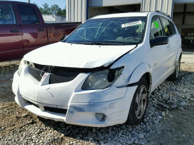 5Y2SL62873Z449097 - 2003 PONTIAC VIBE WHITE photo 2