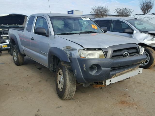 5TEUX42N58Z474728 - 2008 TOYOTA TACOMA ACC SILVER photo 1