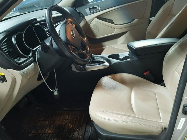 5XXGN4A76DG096501 - 2013 KIA OPTIMA EX GRAY photo 5