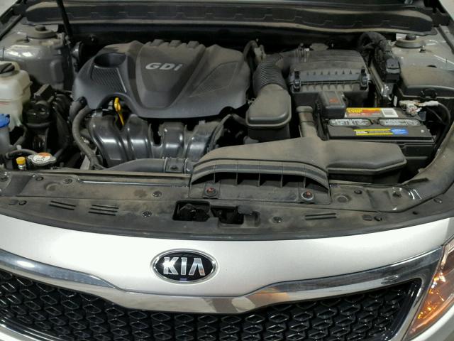 5XXGN4A76DG096501 - 2013 KIA OPTIMA EX GRAY photo 7