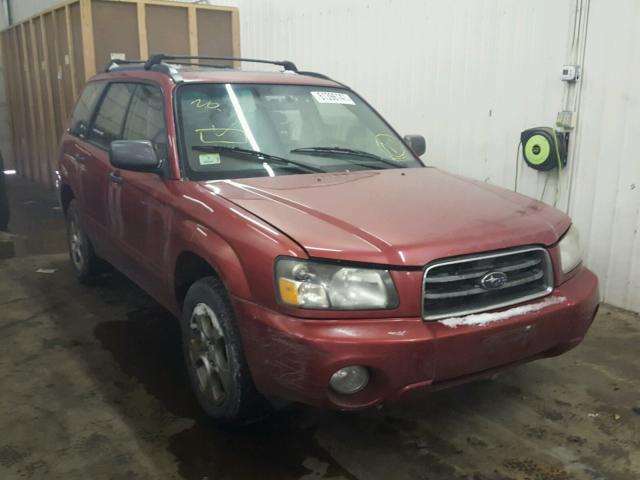JF1SG65634G741282 - 2004 SUBARU FORESTER 2 RED photo 1