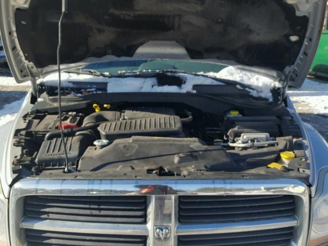 1D4HB38NX5F603656 - 2005 DODGE DURANGO ST GRAY photo 7