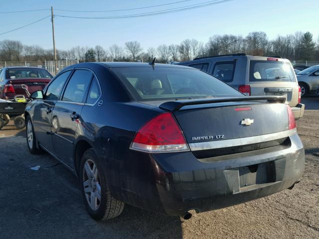 2G1WU581769144788 - 2006 CHEVROLET IMPALA LTZ BLACK photo 3