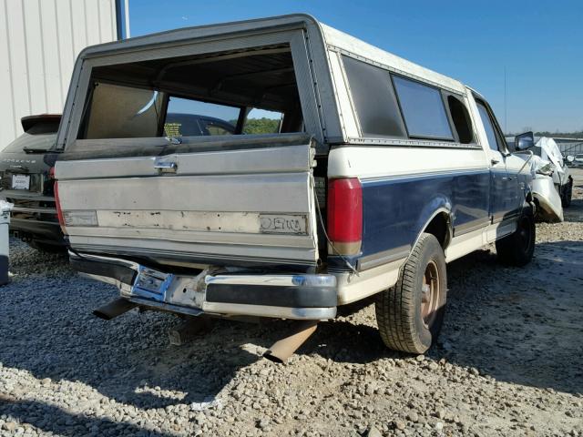 1FTDF15N7KNA58381 - 1989 FORD F150 TWO TONE photo 4