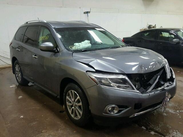 5N1AR2MM2GC644607 - 2016 NISSAN PATHFINDER GRAY photo 1