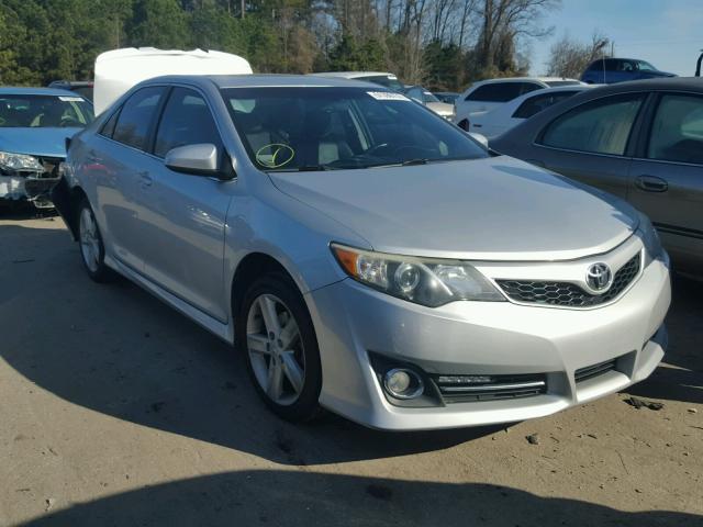 4T1BF1FK4CU027636 - 2012 TOYOTA CAMRY BASE SILVER photo 1