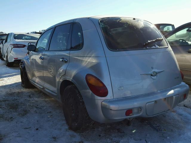 3C4FY78G93T557610 - 2003 CHRYSLER PT CRUISER SILVER photo 3