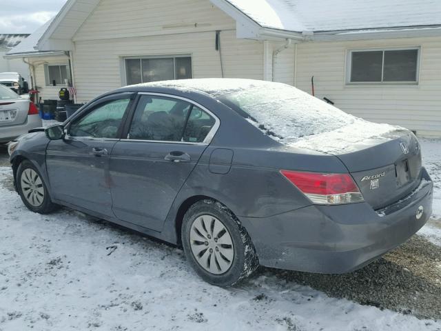 1HGCP25389A098341 - 2009 HONDA ACCORD LX GRAY photo 3