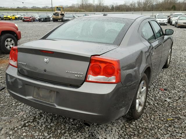 2B3KA33V09H555216 - 2009 DODGE CHARGER SX GRAY photo 4