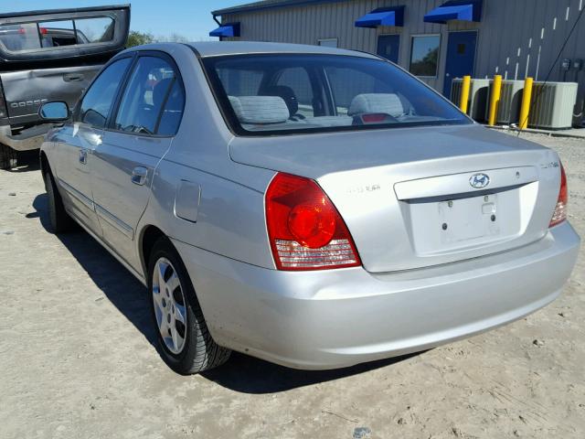 KMHDN46D16U368155 - 2006 HYUNDAI ELANTRA GL SILVER photo 3