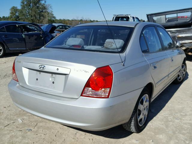 KMHDN46D16U368155 - 2006 HYUNDAI ELANTRA GL SILVER photo 4