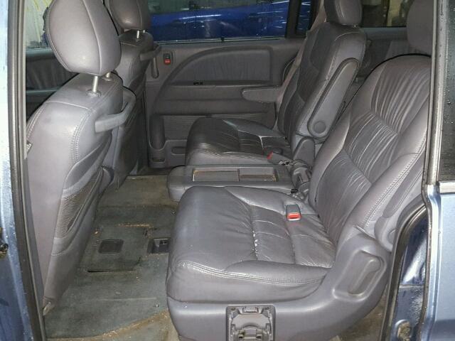 5FNRL38746B043767 - 2006 HONDA ODYSSEY EX BLUE photo 6