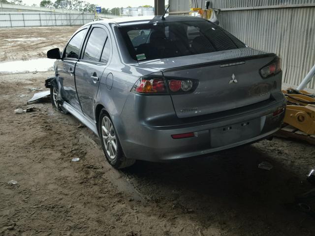 JA32U2FU4FU025129 - 2015 MITSUBISHI LANCER ES GRAY photo 3