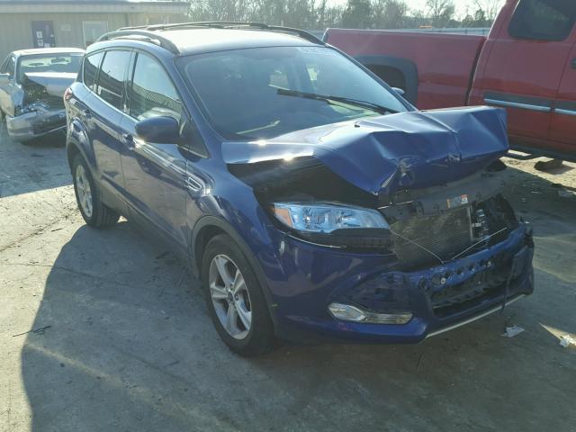 1FMCU0G98EUB55204 - 2014 FORD ESCAPE SE BLUE photo 1