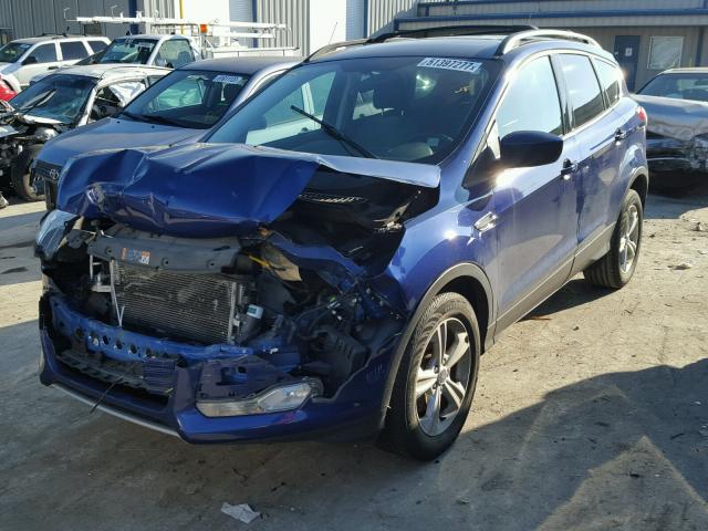 1FMCU0G98EUB55204 - 2014 FORD ESCAPE SE BLUE photo 2