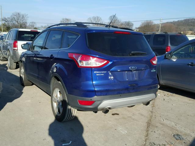 1FMCU0G98EUB55204 - 2014 FORD ESCAPE SE BLUE photo 3