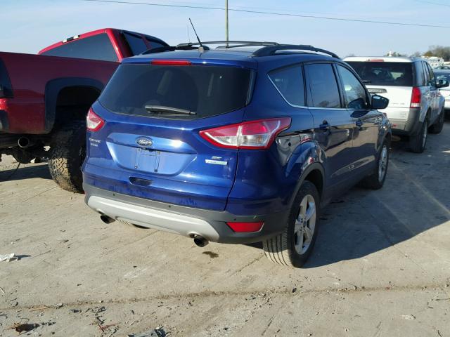 1FMCU0G98EUB55204 - 2014 FORD ESCAPE SE BLUE photo 4