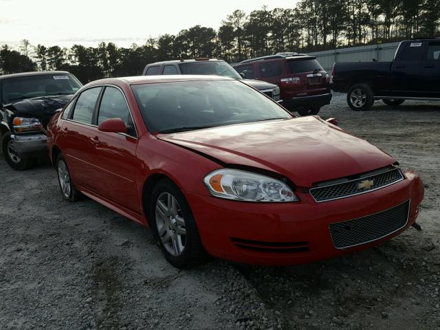 2G1WB5E32D1184204 - 2013 CHEVROLET IMPALA LT RED photo 1