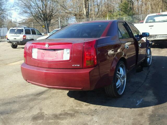 1G6DM57N930148028 - 2003 CADILLAC CTS BURGUNDY photo 4