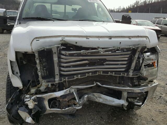 1FTSX21548ED59862 - 2008 FORD F250 SUPER WHITE photo 9