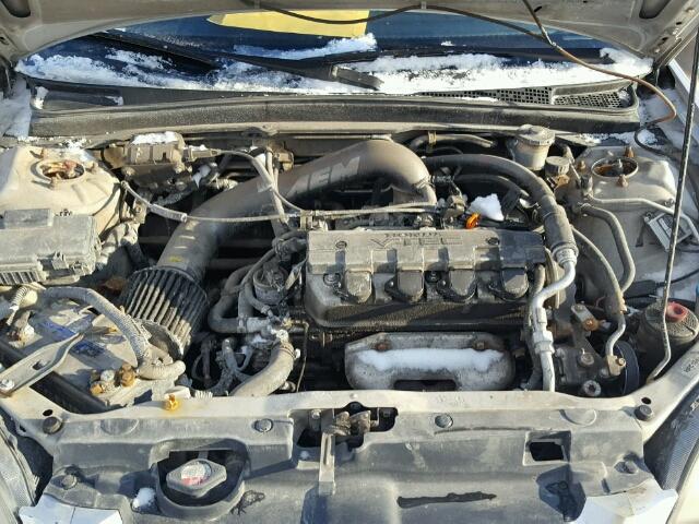 1HGEM21552L800554 - 2002 HONDA CIVIC LX SILVER photo 7