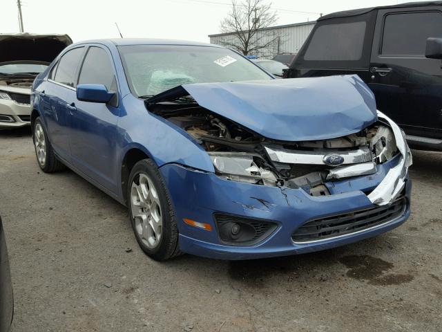 3FAHP0HG2AR180489 - 2010 FORD FUSION SE BLUE photo 1