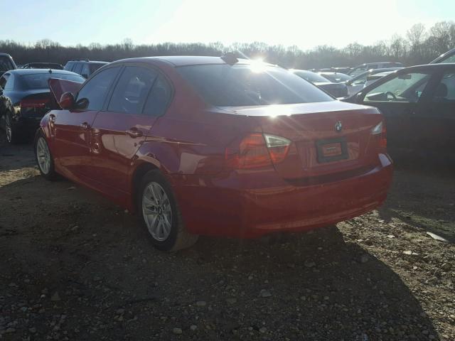 WBAVA33527PV66154 - 2007 BMW 328 I RED photo 3