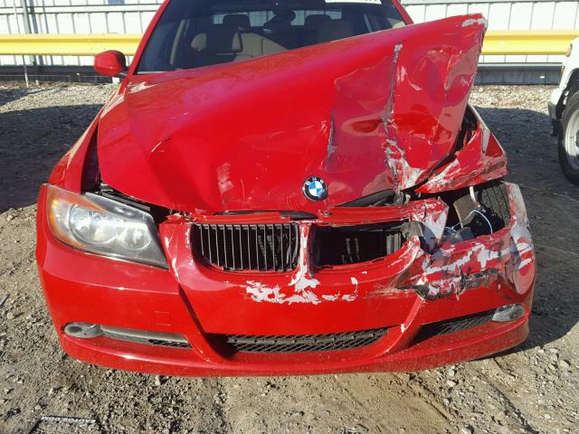 WBAVA33527PV66154 - 2007 BMW 328 I RED photo 7