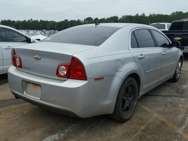 1G1ZC5EB9AF149701 - 2010 CHEVROLET MALIBU 1LT SILVER photo 4