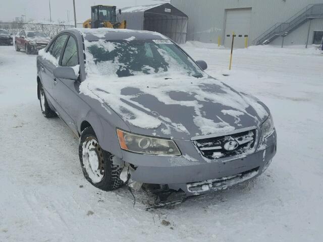 5NPET46FX8H319582 - 2008 HYUNDAI SONATA GLS GRAY photo 1