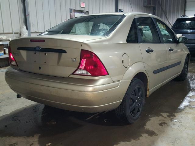 1FAFP33P1YW406948 - 2000 FORD FOCUS LX GOLD photo 4