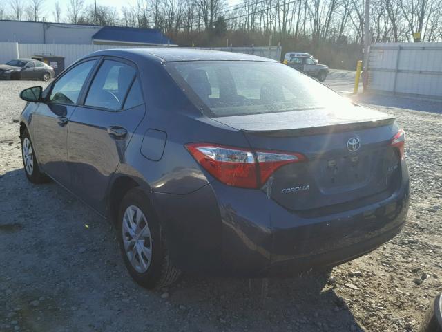 5YFBPRHE9GP561371 - 2016 TOYOTA COROLLA EC GRAY photo 3