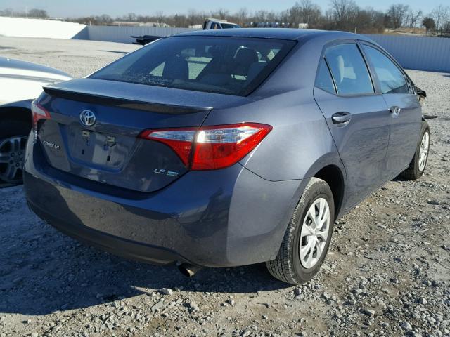 5YFBPRHE9GP561371 - 2016 TOYOTA COROLLA EC GRAY photo 4