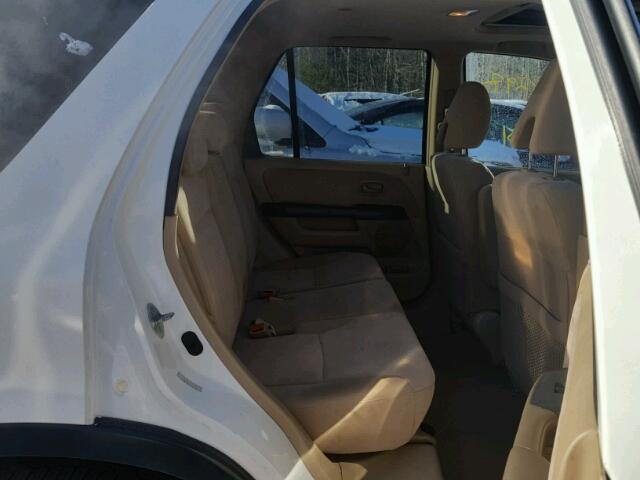 SHSRD78825U323806 - 2005 HONDA CR-V EX WHITE photo 6