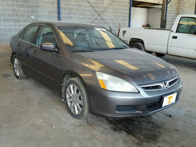 1HGCM665X6A018081 - 2006 HONDA ACCORD EX GRAY photo 1