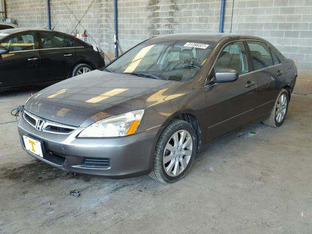 1HGCM665X6A018081 - 2006 HONDA ACCORD EX GRAY photo 2