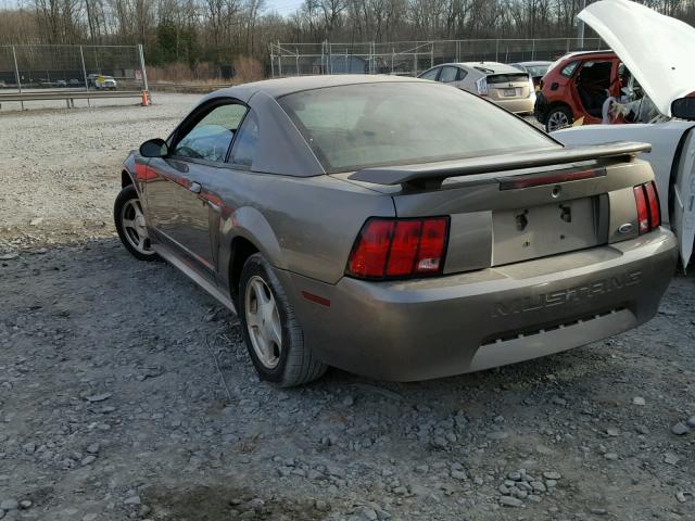 1FAFP40471F254776 - 2001 FORD MUSTANG GRAY photo 3