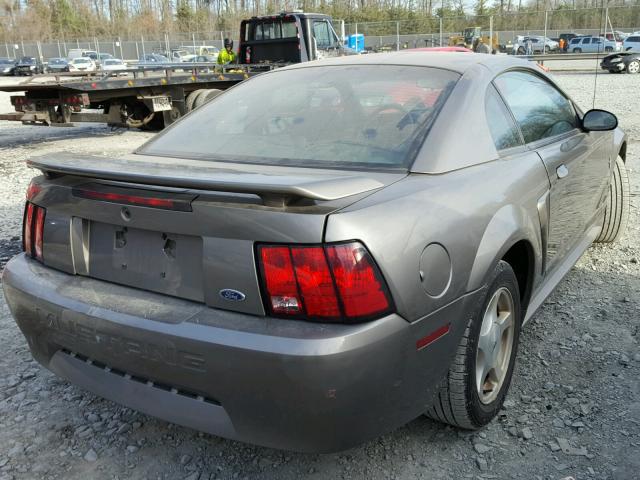 1FAFP40471F254776 - 2001 FORD MUSTANG GRAY photo 4