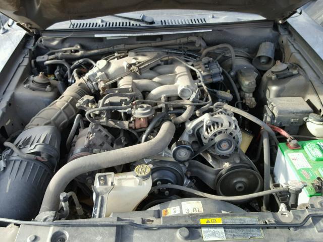 1FAFP40471F254776 - 2001 FORD MUSTANG GRAY photo 7