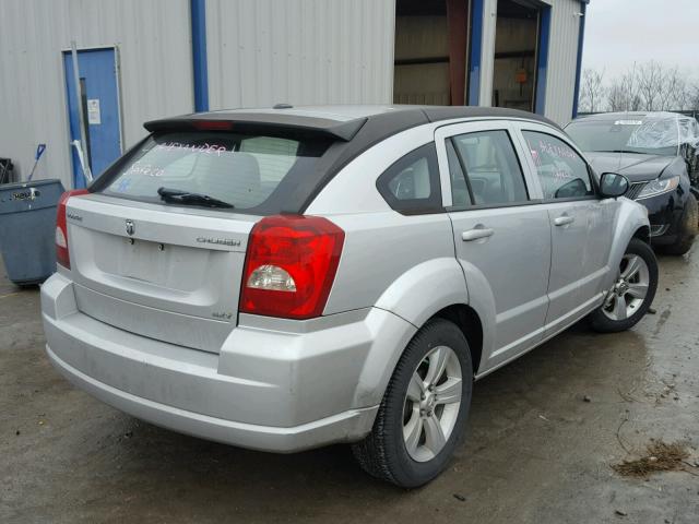 1B3CB4HA3AD665479 - 2010 DODGE CALIBER SX SILVER photo 4