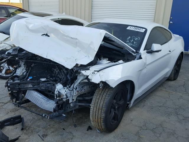 1FA6P8TH8F5366196 - 2015 FORD MUSTANG WHITE photo 2