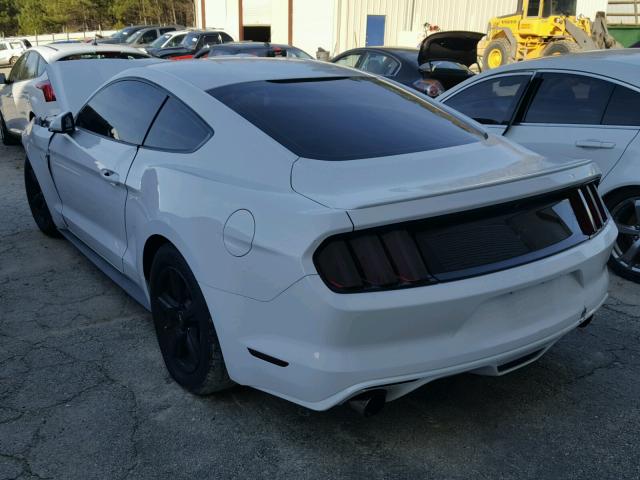 1FA6P8TH8F5366196 - 2015 FORD MUSTANG WHITE photo 3